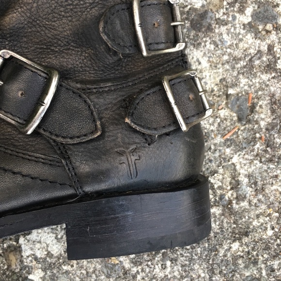 Frye Tall Veronica Black Back Zipper - Picture 6 of 8